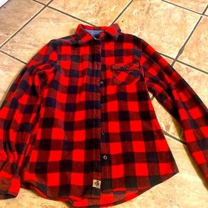 Legendary Whitetails thick red flannel.